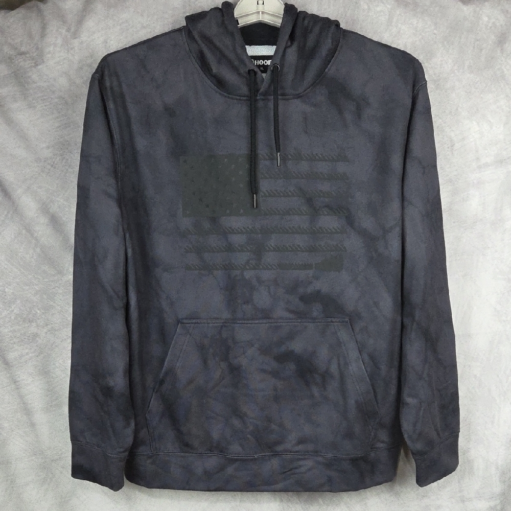 Hooey Liberty Roper Mens Black Stone Hoodie size XL  HH1178BK
